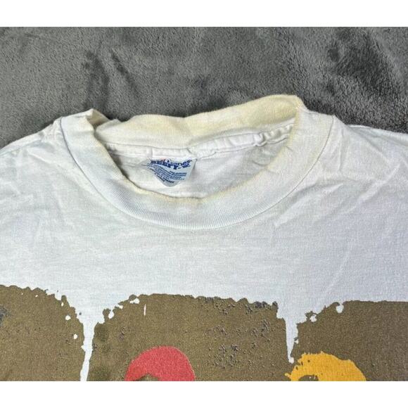 Vintage U2 Zoo Tv Outside Broadcast T-Shirt Extra Large White 1992 Rock Band 90s - Picture 3 of 16